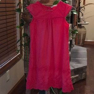 Beebay cap leave long pink dress size 7 years